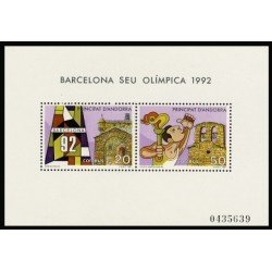 Andorra Española 200 HB 1987  Barcelona 92 MNH