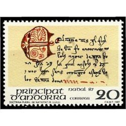 Andorra Española 202 1987  Navidad 87 MNH