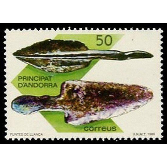 Andorra Española 203 1988 Andorra prehistorica MNH