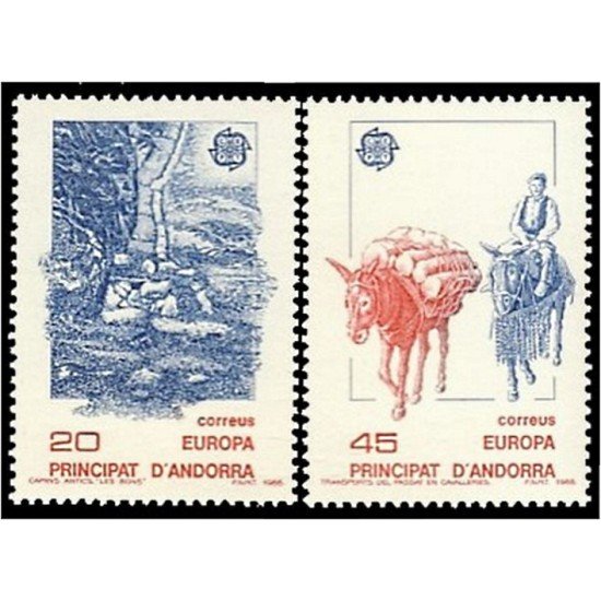 Andorra Española 204/05 1988 Europa MNH