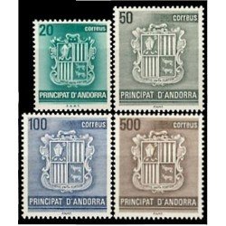 Andorra Española 209/12 1988 Básica, escudos MNH