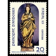 Andorra Española 217 1989 Navidad 89 MNH Andorra Española 217 1989 Navidad 89 MNH