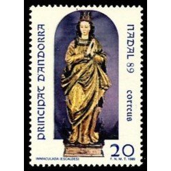 Andorra Española 217 1989 Navidad 89 MNH