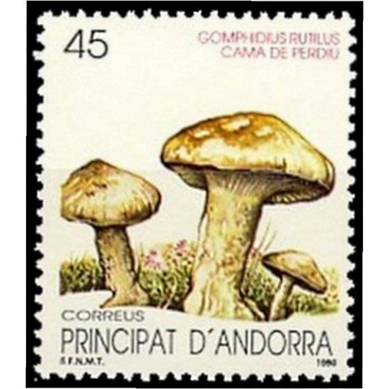 Andorra Española 220 1990 Naturaleza Setas MNH