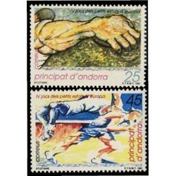 Andorra Española 223/24 1991 IV Juegos de los peq. Estados de Europa MNH