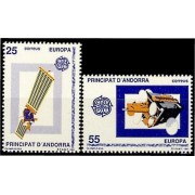Andorra Española 225/26 1991 Europa MNH Andorra Española 225/26 1991 Europa MNH