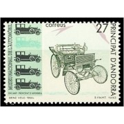 Andorra Española 233 1992 Museo Nacional del automóvil MNH Andorra Española 233 1992 Museo Nacional del automóvil MNH