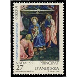 Andorra Española 234 1992  Navidad 92 MNH