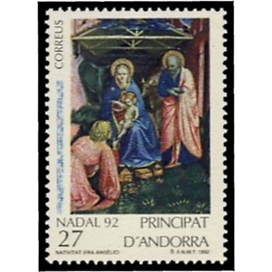 Andorra Española 234 1992  Navidad 92 MNH
