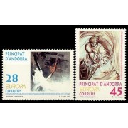 Andorra Española 236/37 1993 Europa MNH Andorra Española 236/37 1993 Europa MNH