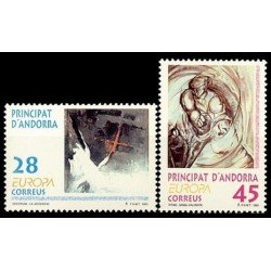 Andorra Española 236/37 1993 Europa MNH
