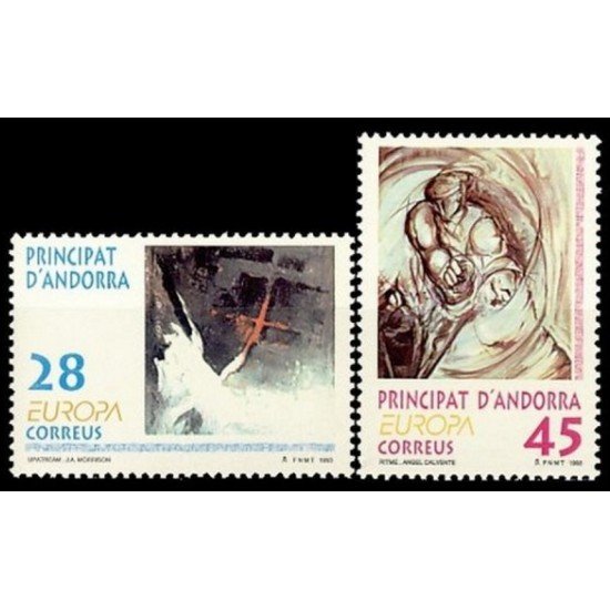 Andorra Española 236/37 1993 Europa MNH
