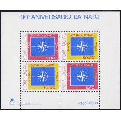Portugal HB 26 1979 30º Aniversario de la OTAN MNH