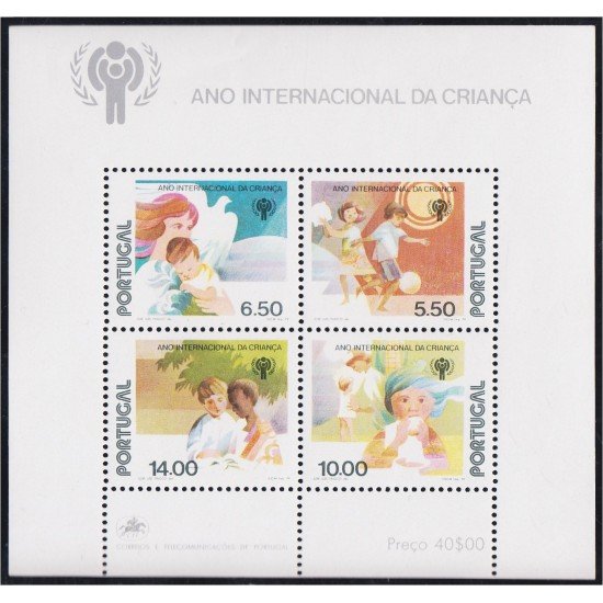 Portugal HB 28 1979 Año internacional de la infancia MNH Portugal HB 28 1979 Año internacional de la infancia MNH