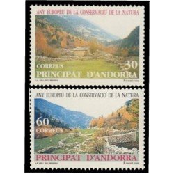 Andorra Española 246/47 1995 Año Europeo de la conserv. de la Naturaleza MNH