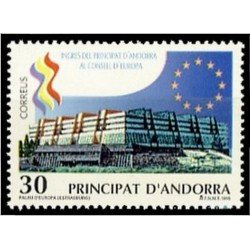 Andorra Española 250 1995 Ingreso en el Consejo de Europa MNH