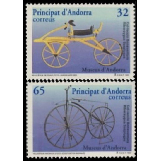 Andorra Española 256/57 1997 Museo de Andorra MNH