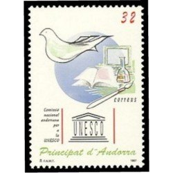 Andorra Española 259 1997 Comisión Nacional para la Unesco MNH