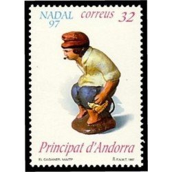 Andorra Española 260 1997 Navidad 97 Caganer MNH