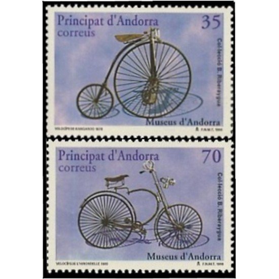 Andorra Española 262/63  1998 Museos de Andorra MNH
