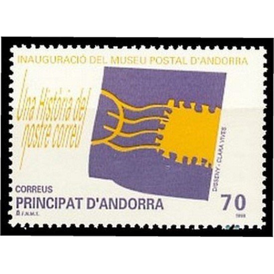 Andorra Española 266 1998 Inauguración Museo Postal MNH