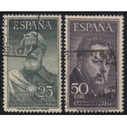 España Spain 1124/25 1953 Legazpi y Sorolla Sellos Usados