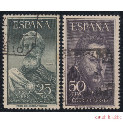 España Spain 1124/25 1953 Legazpi y Sorolla Sellos Usados
