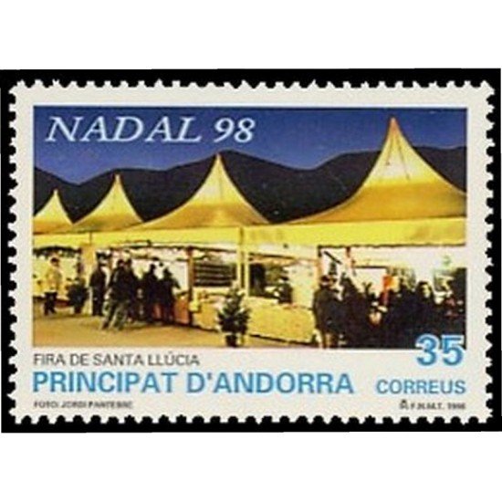 Andorra Española 267 1998 Navidad 98 MNH