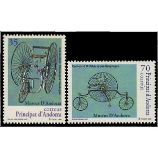 Andorra Española 268/69 1999 Museos de Andorra MNH