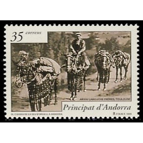 Andorra Española 270 1999 Historia Postal MNH