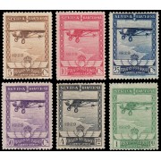 España Spain 448/53 Aereo Exposiciones Sevilla Barcelona MNH