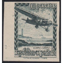 España Spain NE 38s 1939 No Emitido No Expendido Avión Plane Sin goma España Spain NE 38s 1939 No Emitido No Expendido Avión Plane Sin goma