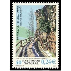 Andorra Española 284  2001 Patrimonio Natural MNH
