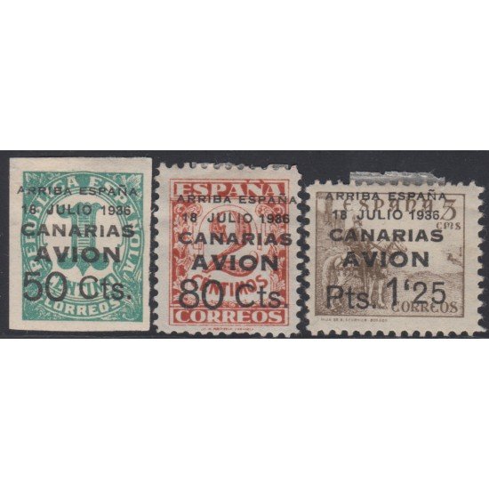 España Spain Canarias 20/22 1937 Cifras y Cid Numbers Avión MH España Spain Canarias 20/22 1937 Cifras y Cid Numbers Avión MH