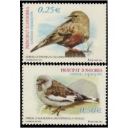 Andorra Española 292/93 2002 Naturaleza MNH Andorra Española 292/93 2002 Naturaleza MNH