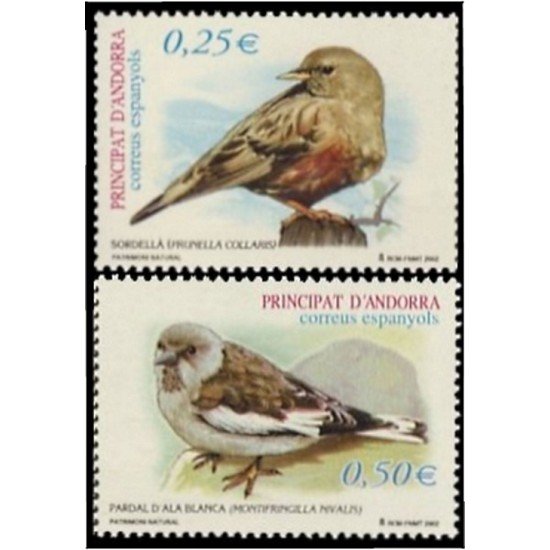 Andorra Española 292/93 2002 Naturaleza MNH