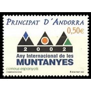 Andorra Española 294 2002 Año Internacional de las Montañas MNH 