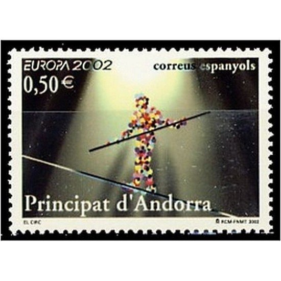 Andorra Española 295 2002 Europa circo MNH