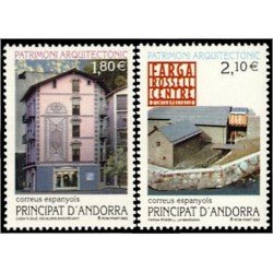 Andorra Española 296/97 2002 Arquitectura MNH