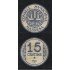 Billete local 1937 Ajuntament de Manresa 15 Cts.