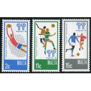 DEP7/S Malta 566/68  1978  Mundial de Fútbol de Argentina  MNH