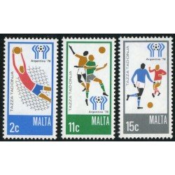DEP7/S Malta 566/68 1978 Mundial de Fútbol de Argentina MNH DEP7/S Malta 566/68 1978 Mundial de Fútbol de Argentina MNH