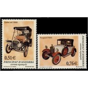 Andorra Española 309/10 2003 Historia del automóvil MNH Andorra Española 309/10 2003 Historia del automóvil MNH
