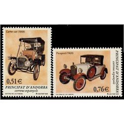 Andorra Española 309/10 2003 Historia del automóvil MNH