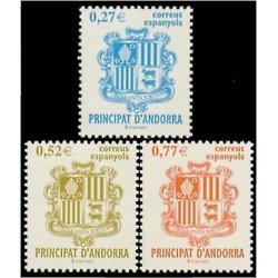 Andorra Española 312/14 2004 Principado de Andorra, escudos MNH