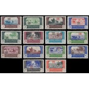 Cabo Juby 138/51 1944 Sellos de Marruecos habilitados Agricultura MH