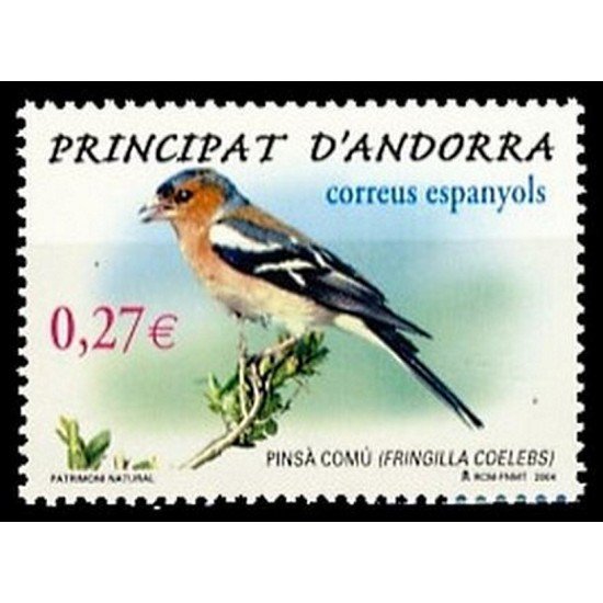 Andorra Española 318 2004 Patrimonio Natural MNH