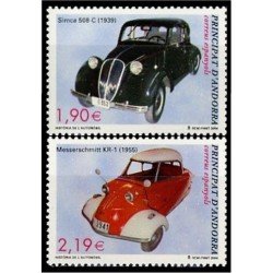 Andorra Española 319/20 2004 Historia del automóvil MNH