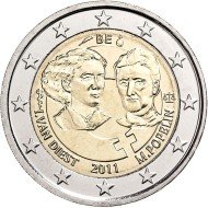 Bélgica 2011 2 € euros conmemorativos Centenario del Día Internacional de la Mujer