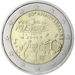 Francia 2011 2 € euros conmemorativos 30º Av Fiesta de la Música Francia 2011 2 € euros conmemorativos 30º Av Fiesta de la Música